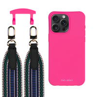 iPhone 12 Pro Max HOT PINK CASE + PATTERNED STRAP