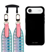 iPhone 17 Air MIDNIGHT BLACK CASE + PATTERNED STRAP