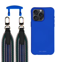 iPhone 17 COBALT BLUE CASE + PATTERNED STRAP