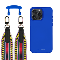 iPhone 17 COBALT BLUE CASE + PATTERNED STRAP