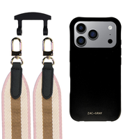 iPhone 17 Pro MIDNIGHT BLACK CASE + PATTERNED STRAP
