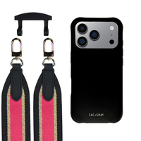 iPhone 17 Pro MIDNIGHT BLACK CASE + PATTERNED STRAP