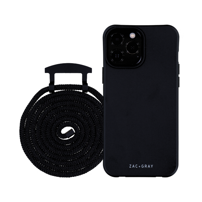 iPhone 14 Pro Max MIDNIGHT BLACK CASE + CORD - MAGSAFE