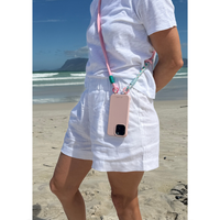 Samsung S25 Ultra ROSÉ PINK CASE + KNOTTED CORD