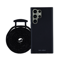 Samsung S24 Ultra MIDNIGHT BLACK CASE + MIDNIGHT BLACK CORD