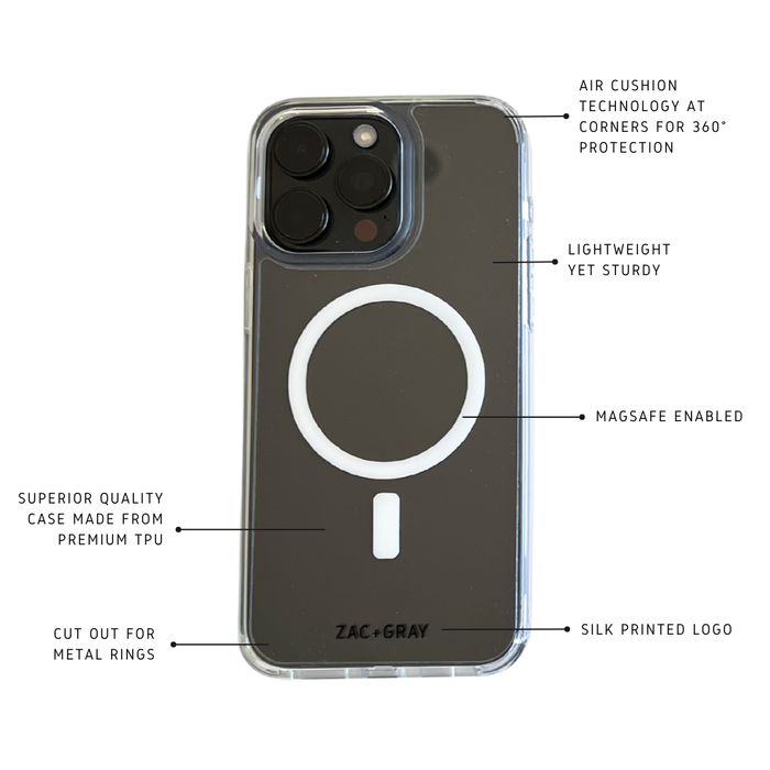 CRYSTAL CLEAR TRANSPARENT CASE - MAGSAFE