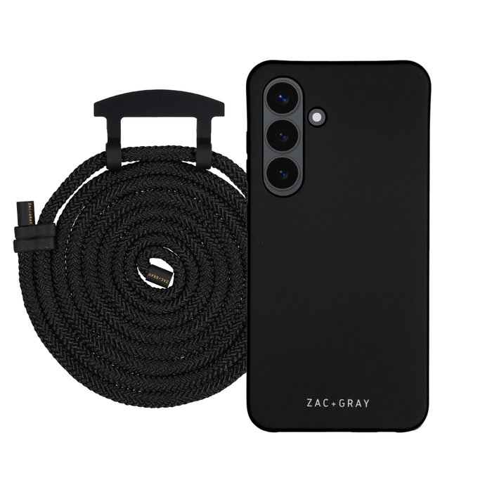 Samsung S26 MIDNIGHT BLACK CASE + CORD