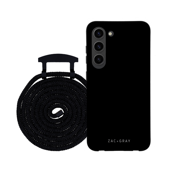 Samsung S24 MIDNIGHT BLACK CASE + MIDNIGHT BLACK CORD