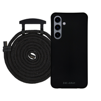 Samsung S24 MIDNIGHT BLACK CASE + CORD