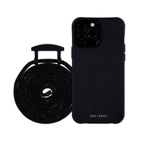 iPhone X and iPhone XS MIDNIGHT BLACK CASE + MIDNIGHT BLACK CORD