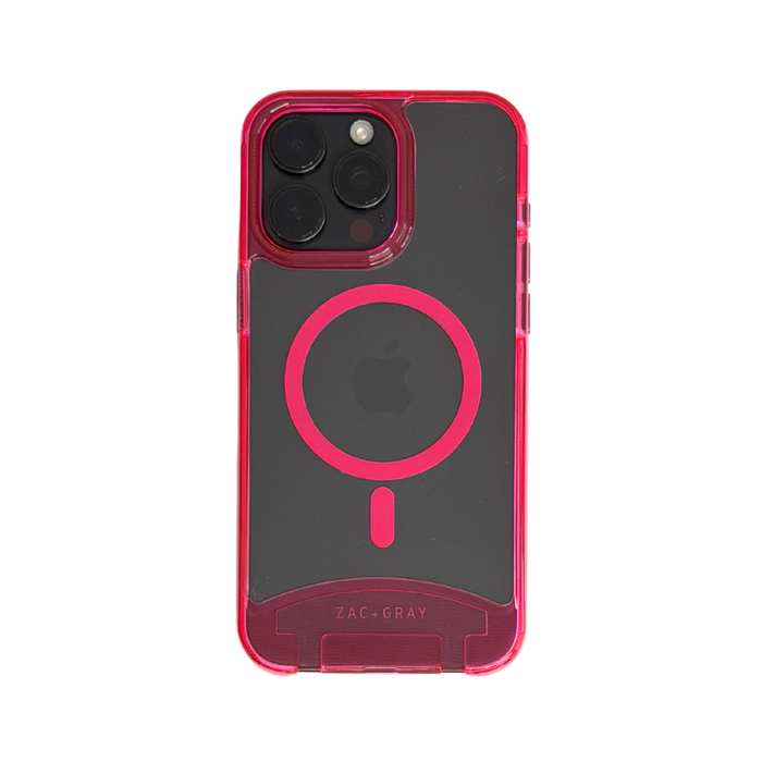 HOT PINK TRANSPARENT CASE - MAGSAFE