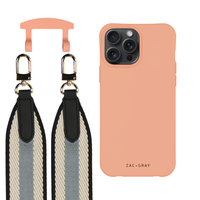 iPhone 6 / 6s / 7 / 8 / SE (2020 & 2022) SUNSET CORAL CASE + PATTERNED STRAP