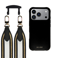 iPhone 17 Pro MIDNIGHT BLACK CASE + PATTERNED STRAP