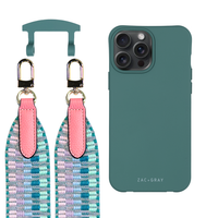 iPhone 17 Pro Max TIDAL TEAL CASE + PATTERNED STRAP