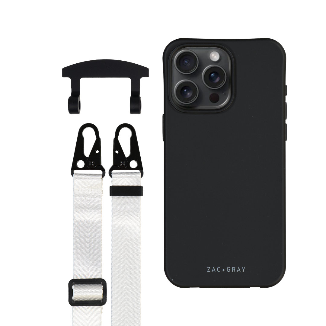 iPhone 17 Pro Max MIDNIGHT BLACK CASE + STRAP