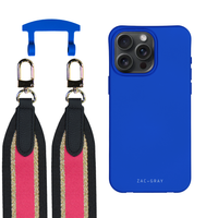 iPhone 17 COBALT BLUE CASE + PATTERNED STRAP