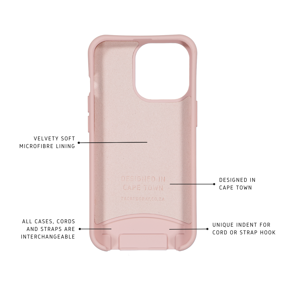 iPhone XR ROSÉ PINK CASE + ROSÉ PINK CORD
