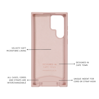 Samsung S22 Ultra ROSÉ PINK CASE + ROSÉ PINK STRAP