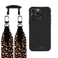 iPhone 17 Air MIDNIGHT BLACK CASE + PATTERNED STRAP