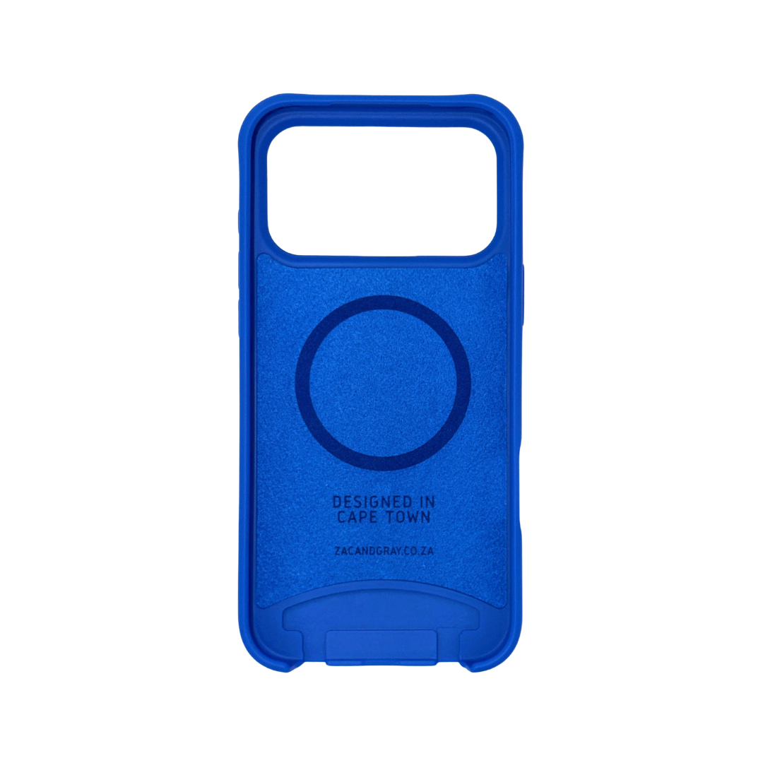 iPhone 17 Pro COBALT BLUE CASE + PATTERNED STRAP