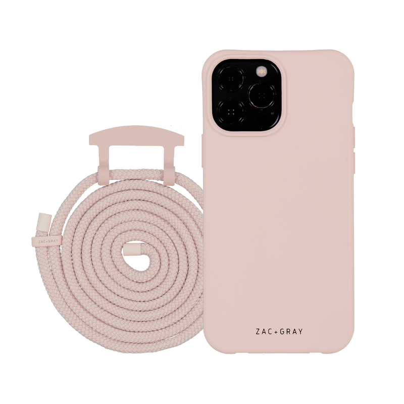 iPhone 6 Plus / 6s Plus / 7 Plus / 8 Plus ROSÉ PINK CASE + ROSÉ PINK CORD