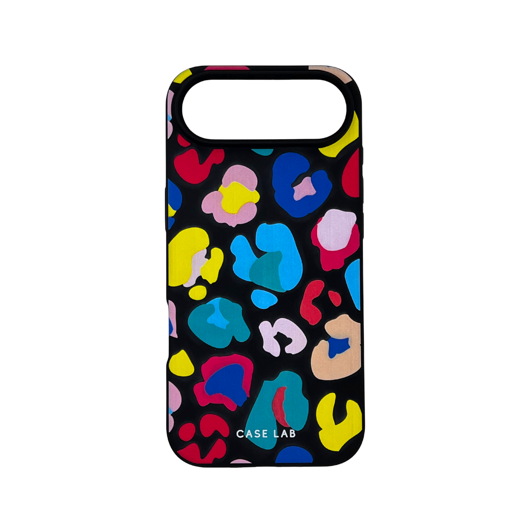 MIDNIGHT BLACK MULTI LEOPARD PHONE CASE