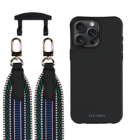 iPhone 17 Air MIDNIGHT BLACK CASE + PATTERNED STRAP