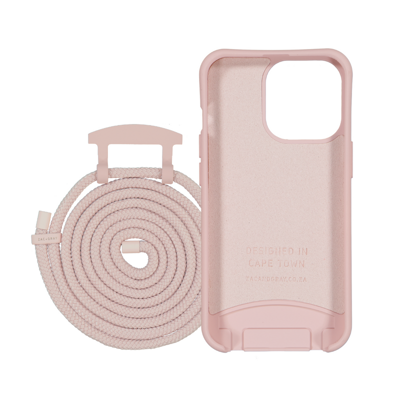 iPhone 6 Plus / 6s Plus / 7 Plus / 8 Plus ROSÉ PINK CASE + ROSÉ PINK CORD