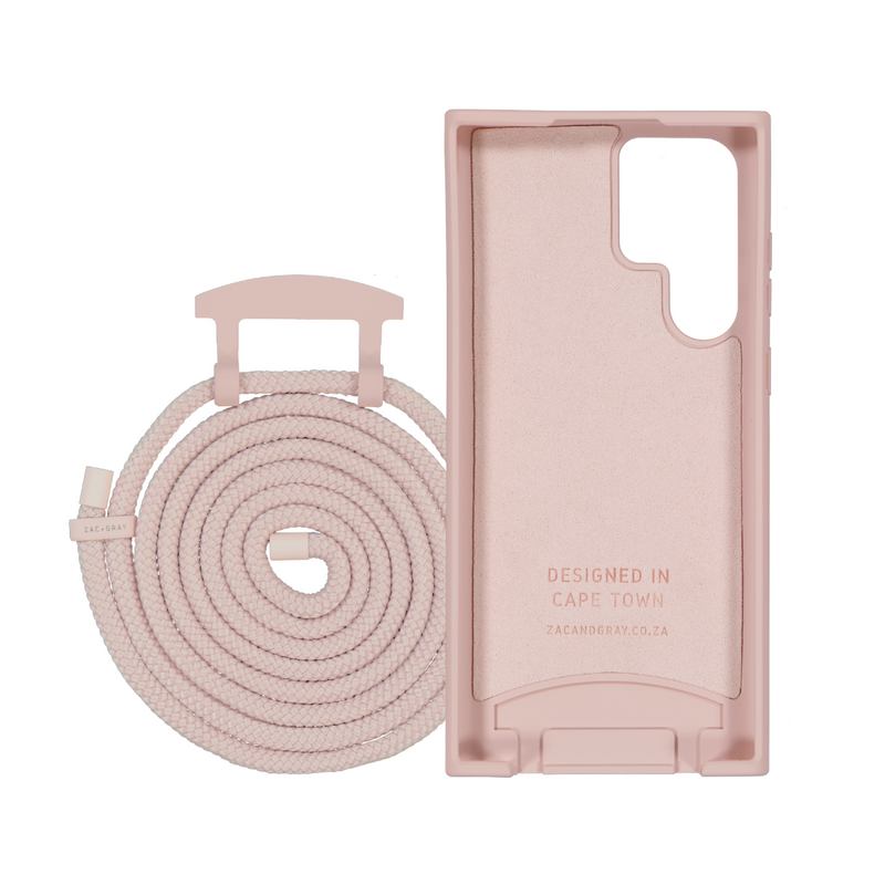 Samsung S22 Ultra ROSÉ PINK CASE + ROSÉ PINK CORD