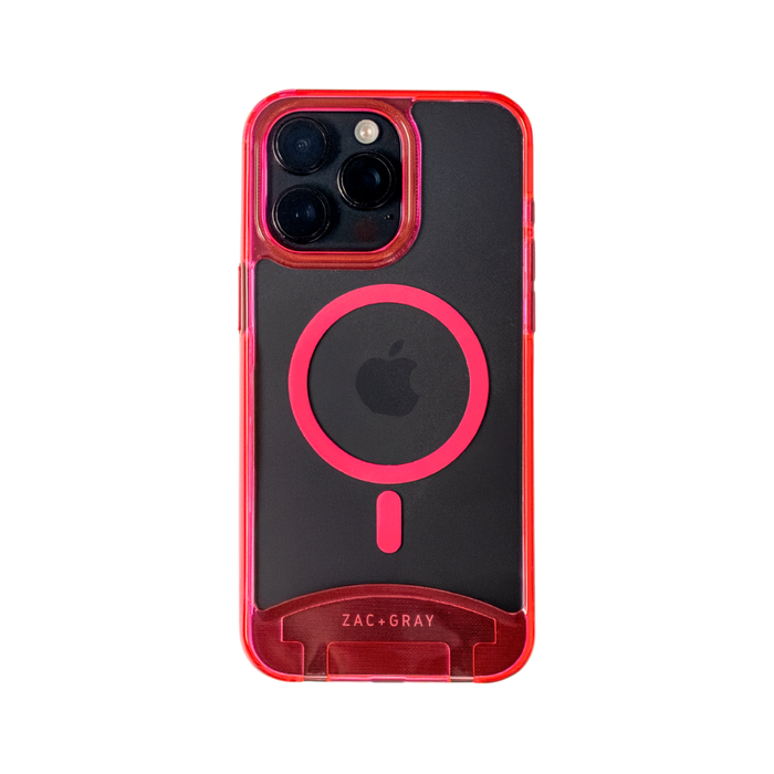HOT PINK TRANSPARENT CASE