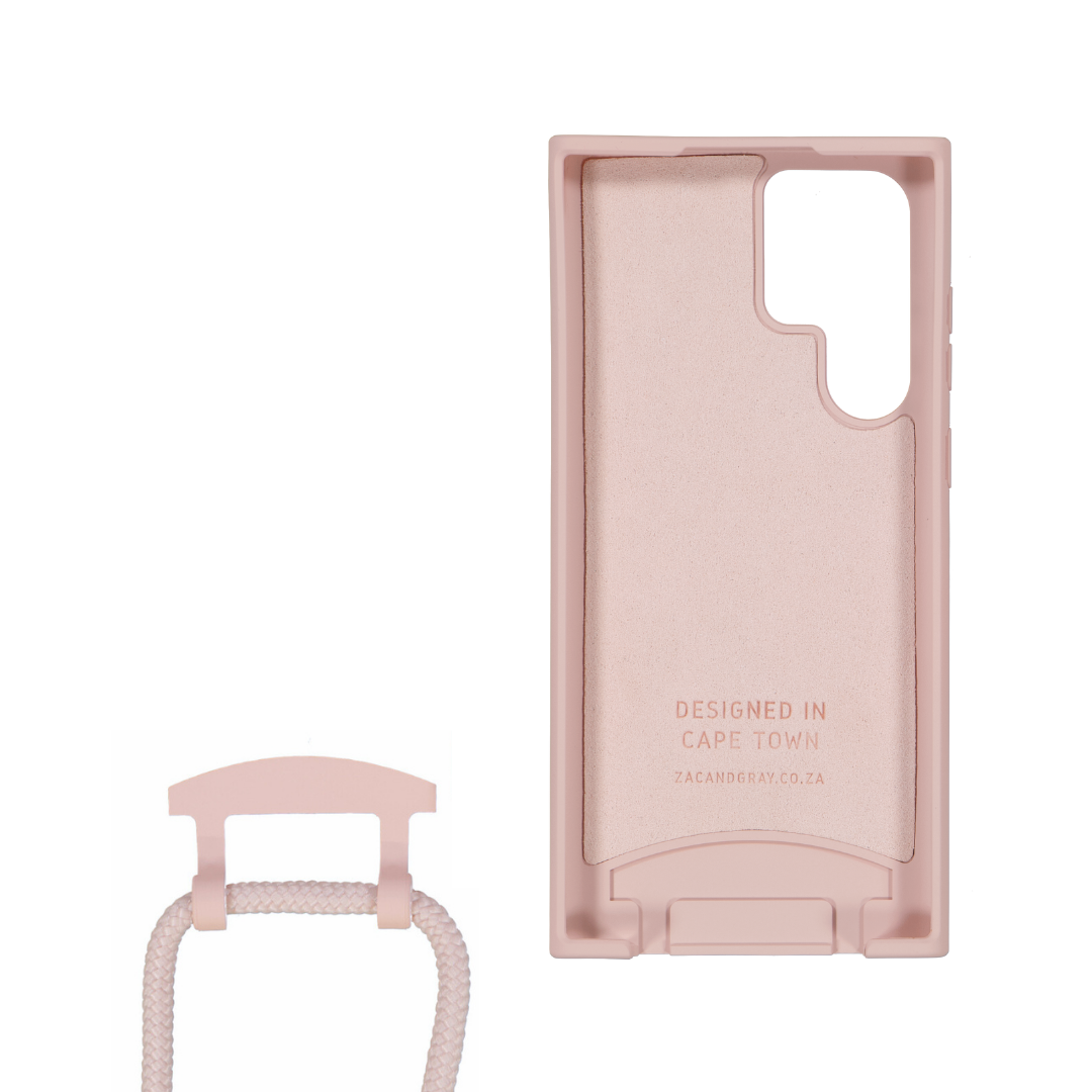 Samsung S22 Ultra ROSÉ PINK CASE + ROSÉ PINK CORD