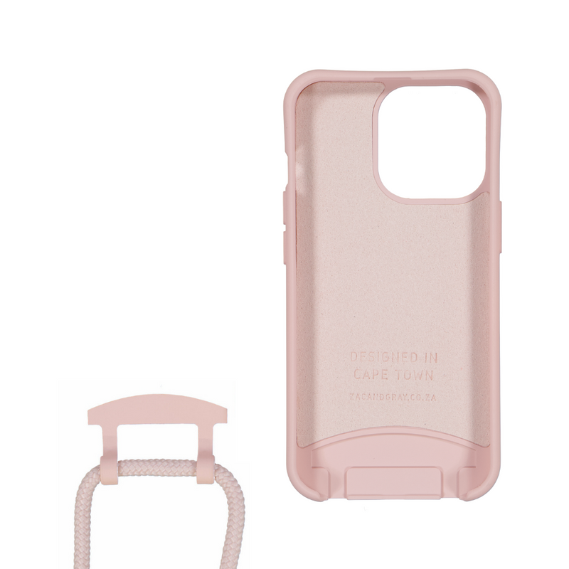 iPhone 6 Plus / 6s Plus / 7 Plus / 8 Plus ROSÉ PINK CASE + ROSÉ PINK CORD