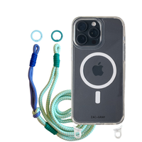 iPhone 15 Pro CRYSTAL CLEAR TRANSPARENT CASE + KNOTTED CORD