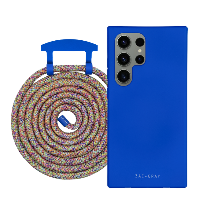 Samsung S25 Ultra COBALT BLUE CASE + CORD