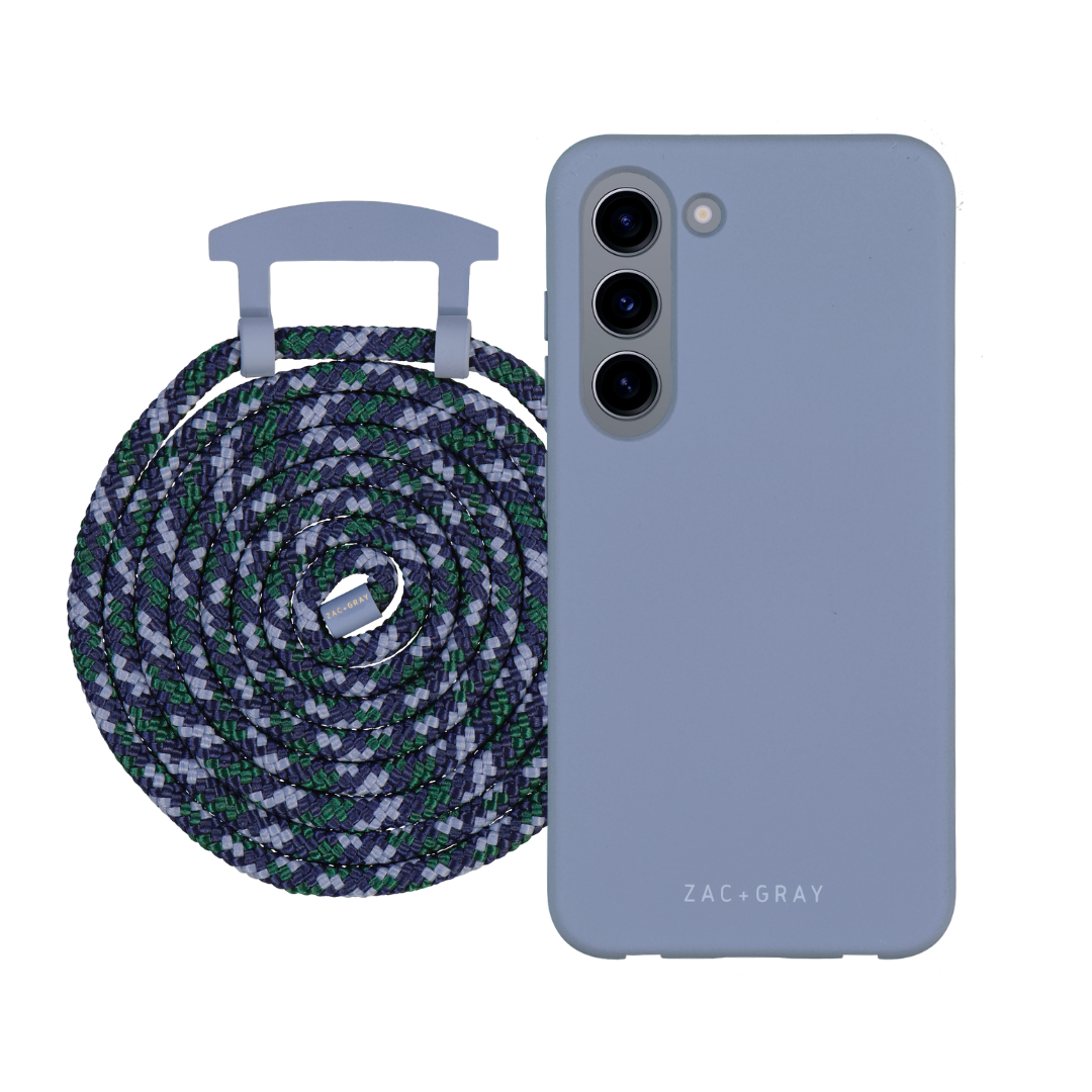Samsung S23 BLUE FOG CASE + CORD