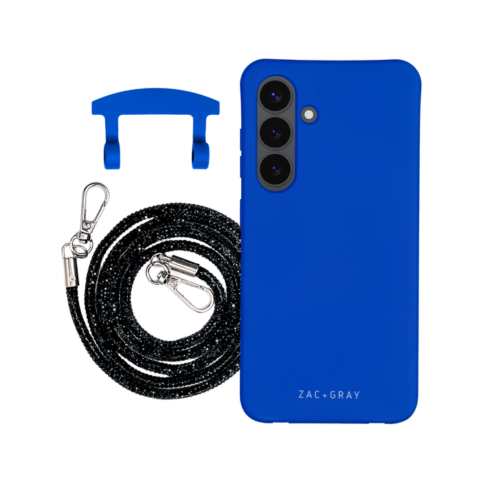 Samsung S26 COBALT BLUE CASE + CRYSTAL CORD