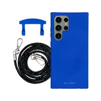 Samsung S25 Ultra COBALT BLUE CASE + CRYSTAL CORD