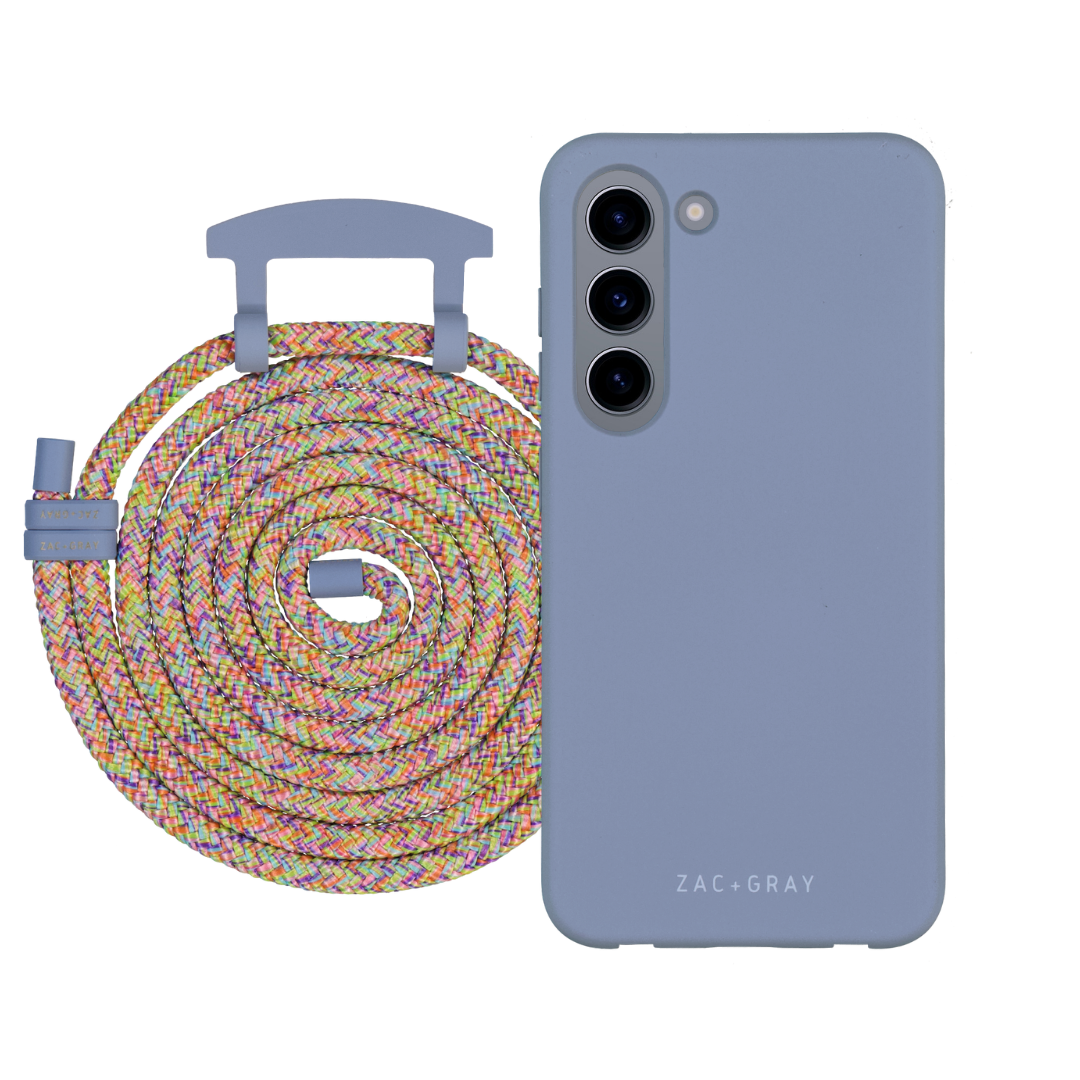 Samsung S23 BLUE FOG CASE + CORD