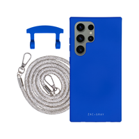 Samsung S25 Ultra COBALT BLUE CASE + CRYSTAL CORD