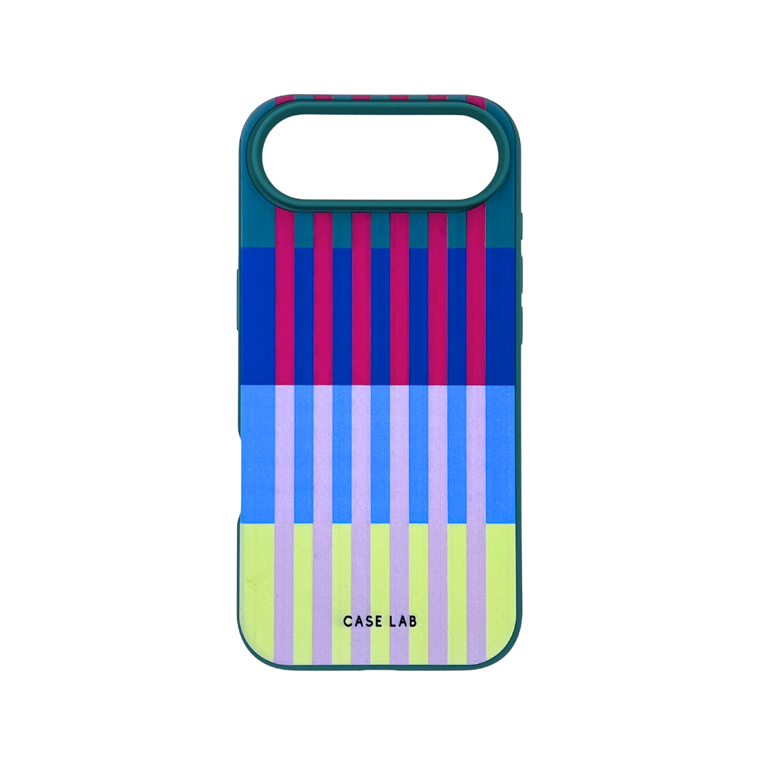 LAKE GREEN MULTI STRIPE PHONE CASE