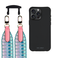 iPhone 17 Air MIDNIGHT BLACK CASE + PATTERNED STRAP