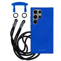 Samsung S25 Ultra COBALT BLUE CASE + KNOTTED CORD