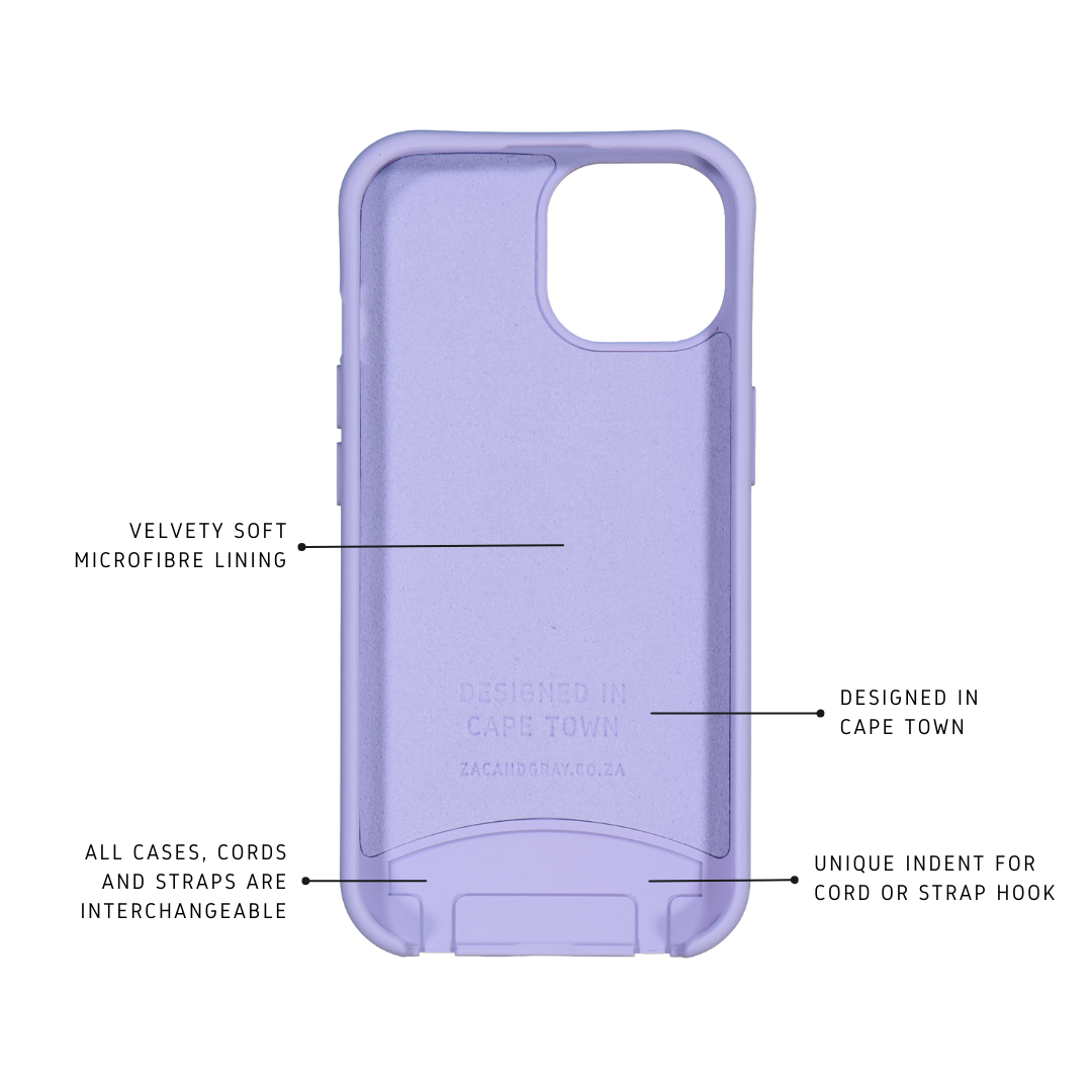 iPhone 15 Pro Max WISTERIA BLOOM CASE + RAINBOW CORD