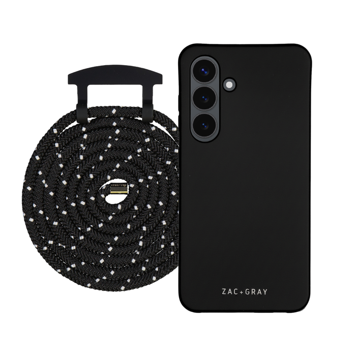 Samsung S26 MIDNIGHT BLACK CASE + CORD