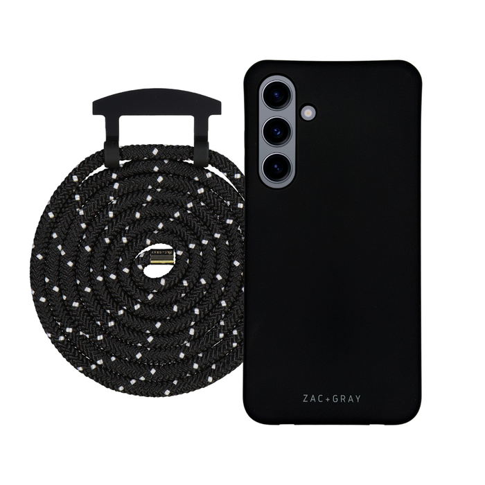 Samsung S24 MIDNIGHT BLACK CASE + CORD