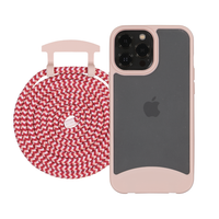 iPhone 12 Pro Max FROSTED ROSÉ PINK CASE + CORD