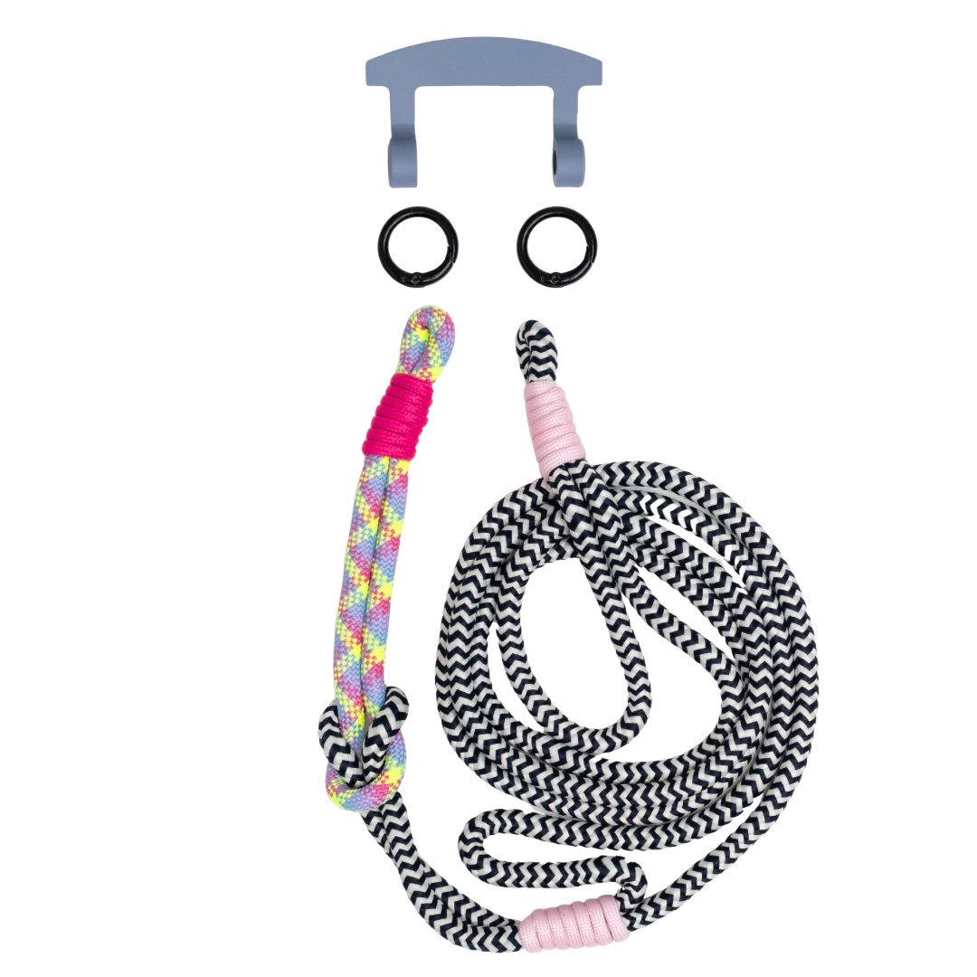 ELECTRIC BLOOM KNOTTED CORD + HOOK