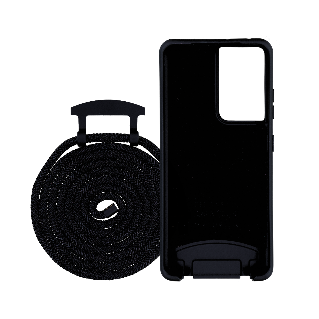 Samsung S21 Ultra MIDNIGHT BLACK CASE + MIDNIGHT BLACK CORD