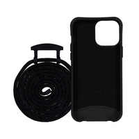 iPhone X and iPhone XS MIDNIGHT BLACK CASE + MIDNIGHT BLACK CORD