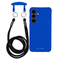 Samsung S24 Plus COBALT BLUE CASE + KNOTTED CORD